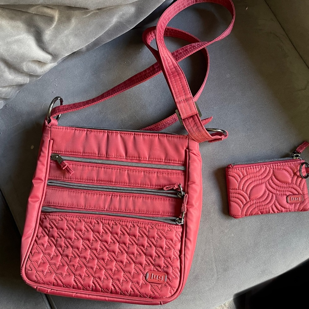 Lug Breezer Crossbody with Metro - Rosewood